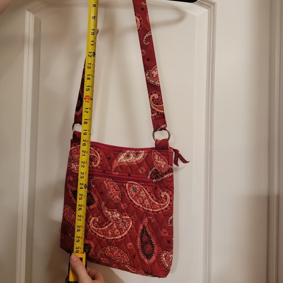 VERA BRADLEY MESA RED BAG PURSE RETIRED, Quilted - Picture 7 of 9
